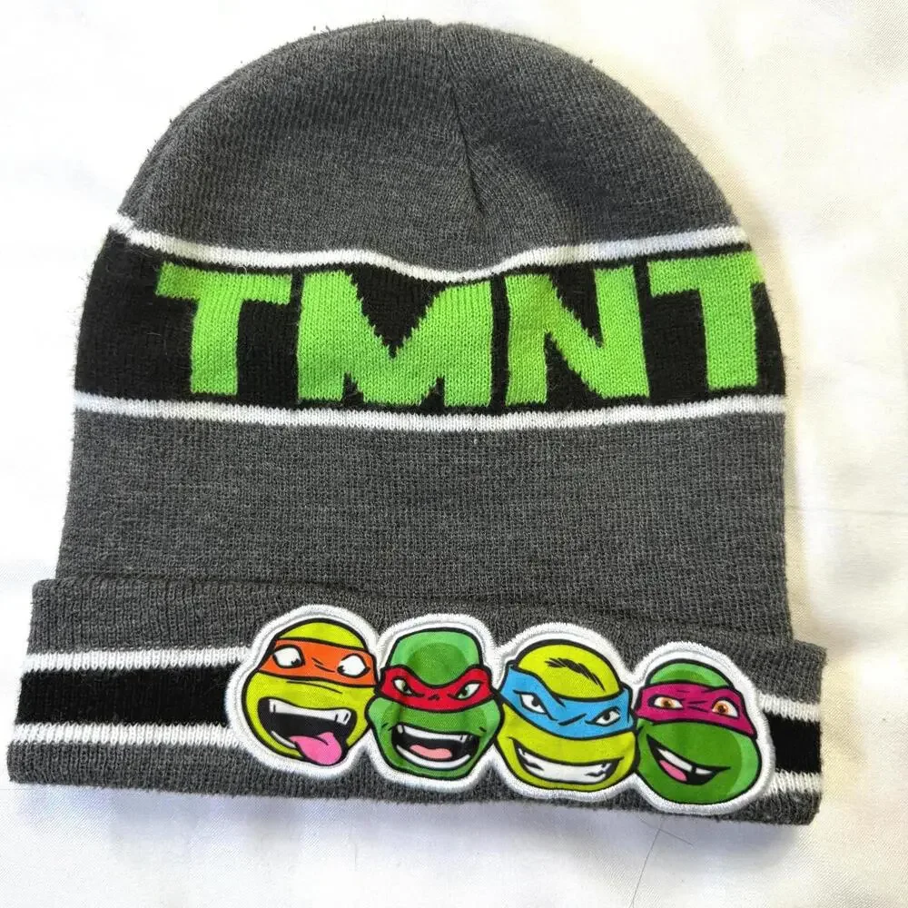 Nickelodeon Teenage Mutant Ninja Turtle Beanie Hat Boys Excellent Condition 2016